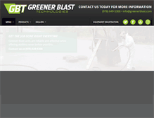 Tablet Screenshot of greenerblast.com